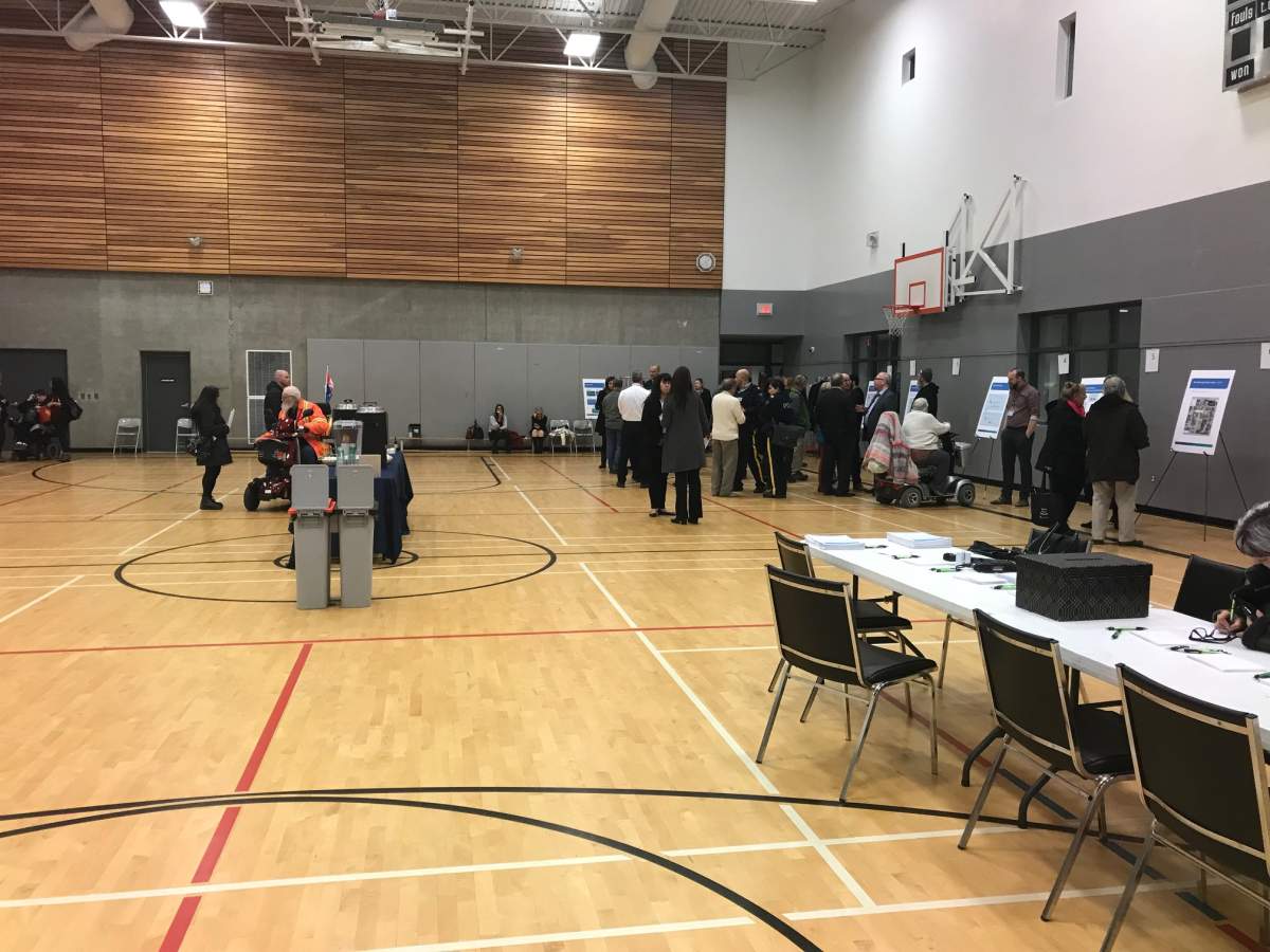 Community members were invited to an open house in Surrey for proposed modular units to house the city’s homeless.