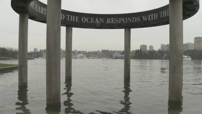 As Vancouver experiences another "king tide," city officials are urging local residents to photograph the phenomenon.