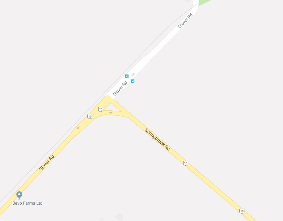 The intersection is currently closed.