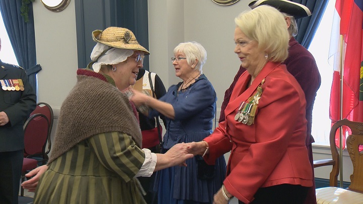 The Lieutenant Governor hosts her final New Year's day levee at Government House in Regina.