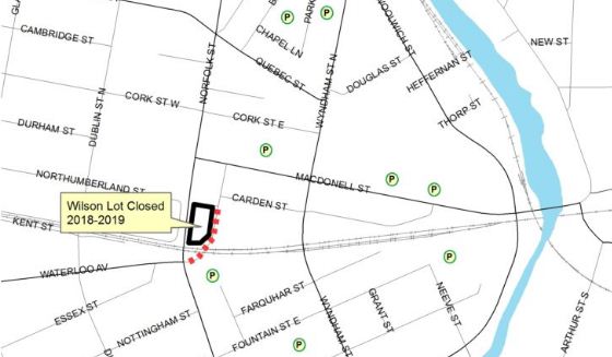 Wilson Street parking lot closing for parkade construction - image