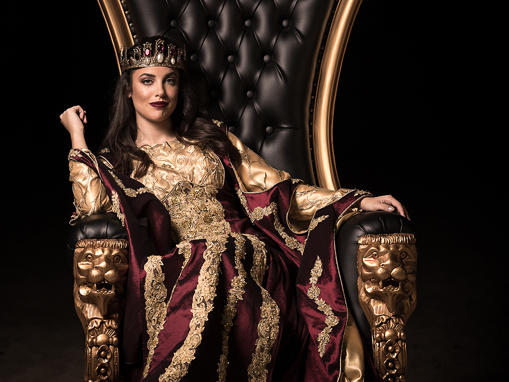 A new queen takes the throne at 'Medieval Times.'.