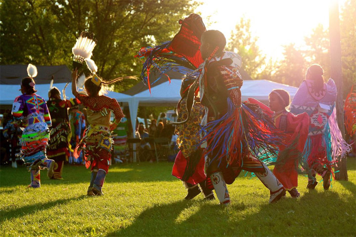 Melanie Gray says her award-winning photo of young girls powwow dancing shows the resilience of Indigenous peoples.