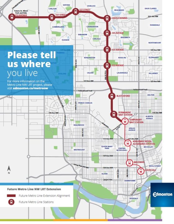 Edmonton exploring idea of trenches for northwest LRT expansion