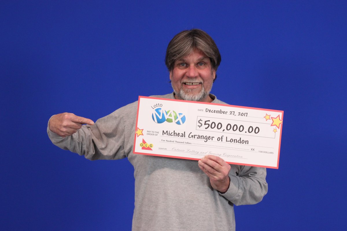 Michael Granger's winning ticket earned him $500,000.