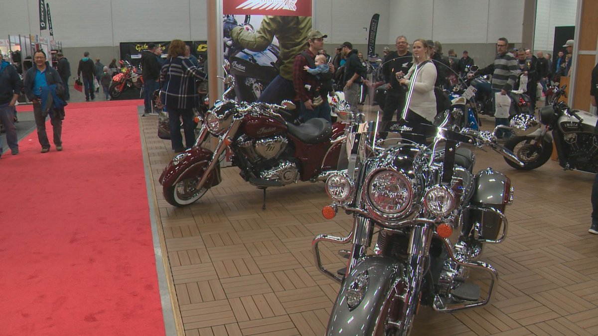 The Edmonton Motorcycle Show is seeing more and more women attending.