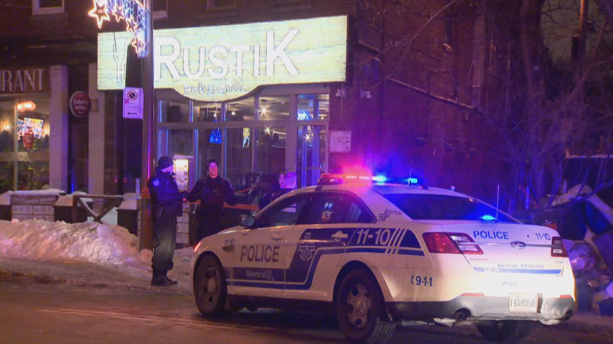 A 29-year-old man was shot outside of an NDG bar early Friday morning. January 19, 2017.