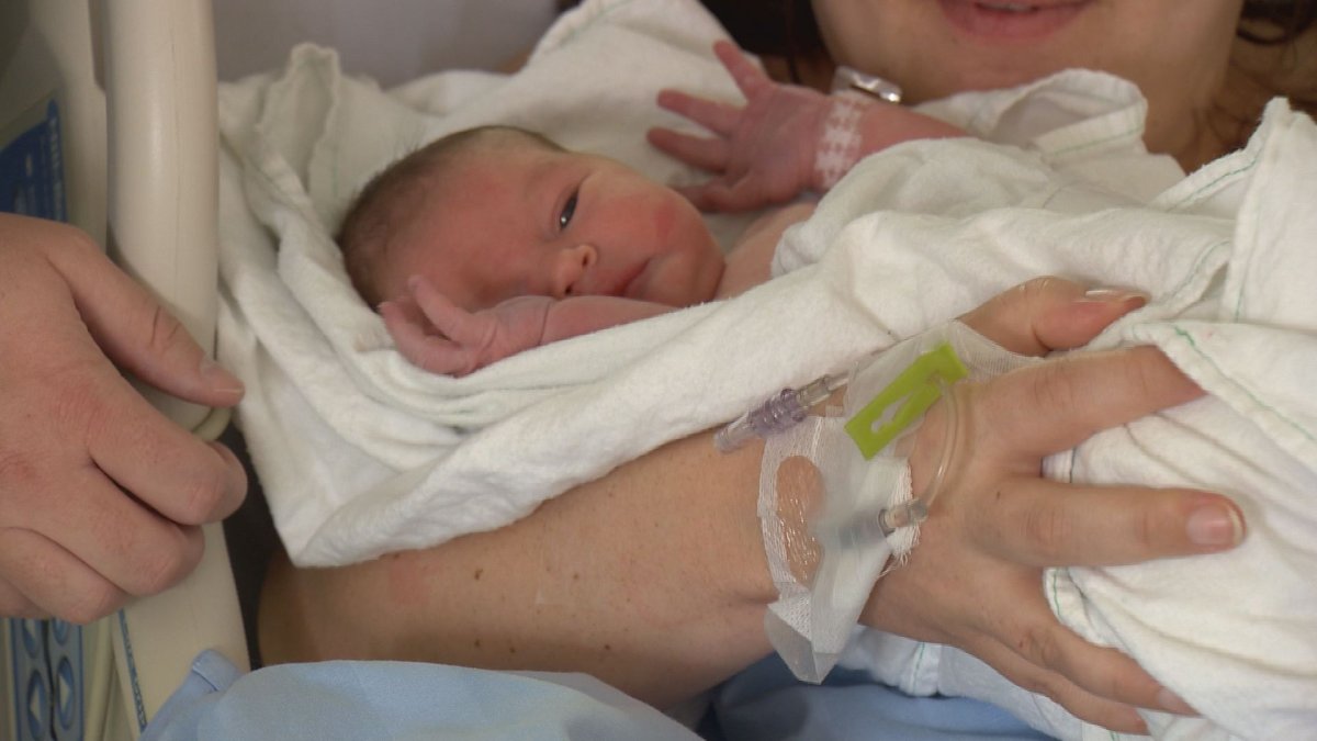 It's a girl! Paisley Barfield was born at 12:04 a.m. on Jan. 1, 2018 at Royal University Hospital.