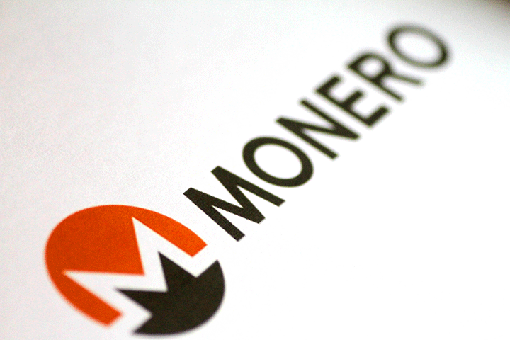 The Monero cryptocurrency logo is seen in this illustration photo January 8, 2018.    