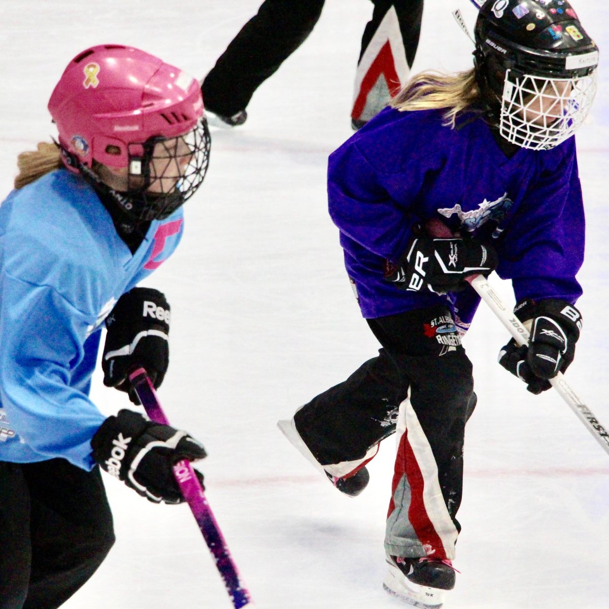 The ninth annual Ringette Scores on Cancer event takes place at West Edmonton Mall, Saturday, Jan. 13, 2018.  