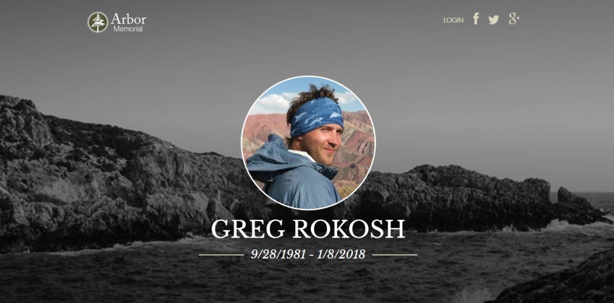 Greg Rokosh of Calgary was killed in an avalanche near Fernie B.C. 