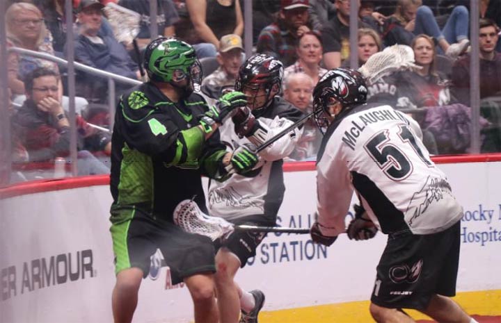 The Saskatchewan Rush remain undefeated after downing the Colorado Mammoth 17-12 in NLL action.