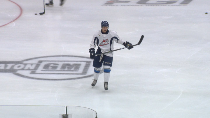Saskatoon Blades forward Braylon Shmyr named Western Hockey League’s player of the week.