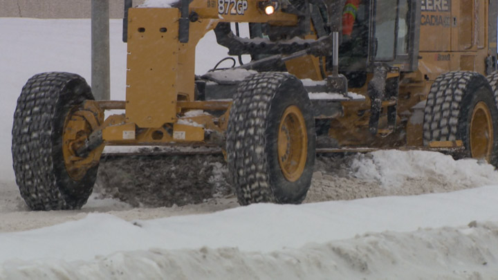 The priority is clearing high traffic streets after Saskatoon receives 10 centimetres of snow.