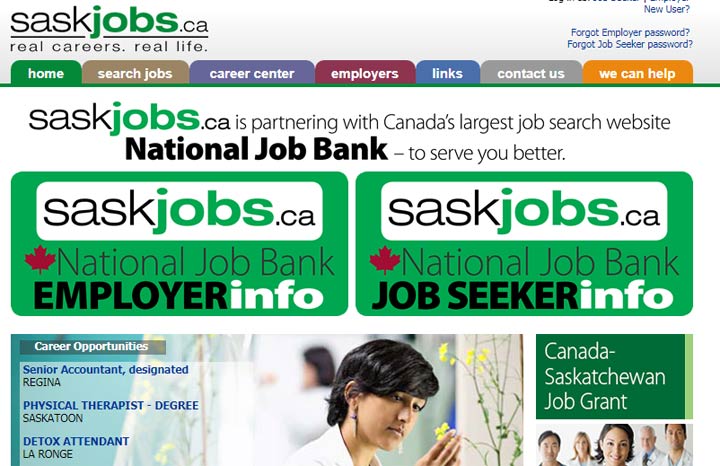 Saskjobs.ca, National Job Bank Working Together To Fill Saskatchewan ...