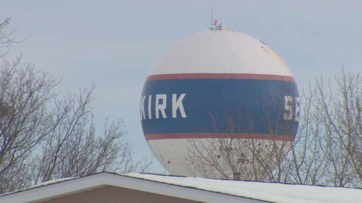 Selkirk's iconic water tower.