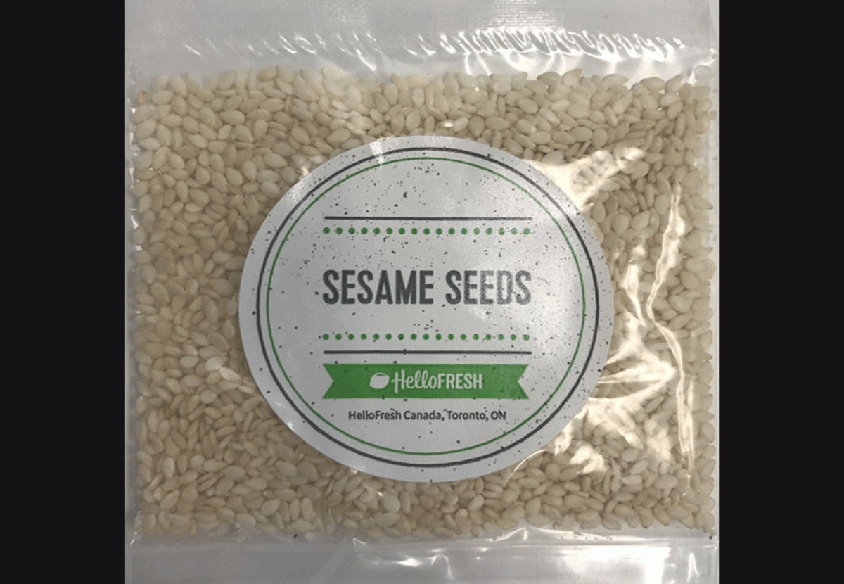 HelloFresh is recalling HelloFRESH brand sesame seeds from the marketplace due to possible Salmonella contamination. 