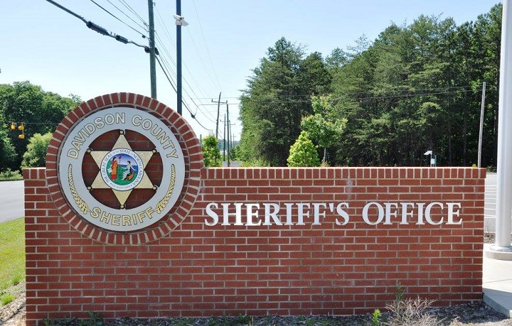 Davidson County Sheriff's Office in North Carolina.
