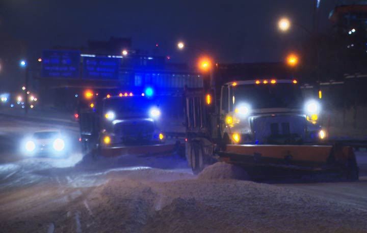 The City of Saskatoon says five more centimetres of snow was added to what crews were halfway through clearing from priority streets.