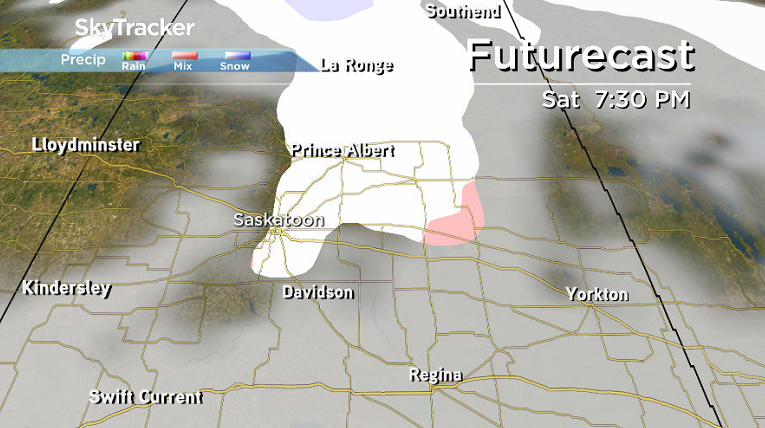 Some snow is likely to slide through along with a system passing by late Saturday.