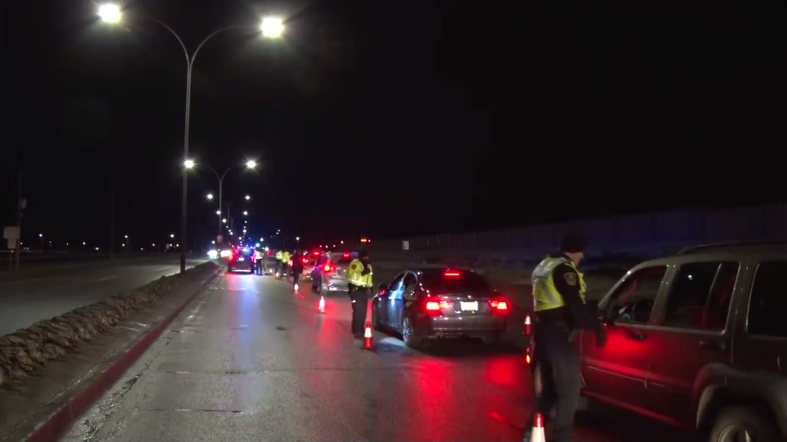 About 1,000 drivers were screened at spot checks in Saskatoon on New Year's Eve.