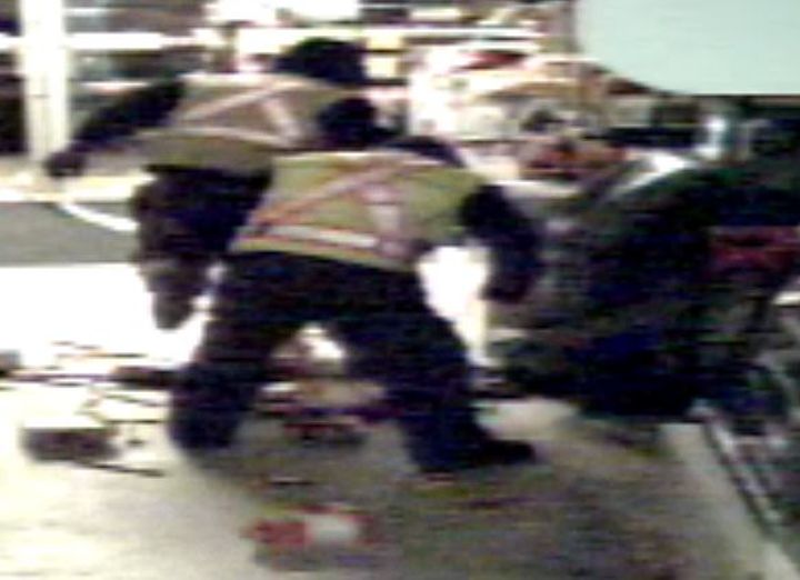 Strathmore RCMP search for two suspects after an ATM was stolen from the Hi-Ho Gas Station and Convenience Store Monday, Jan. 8, 2018.