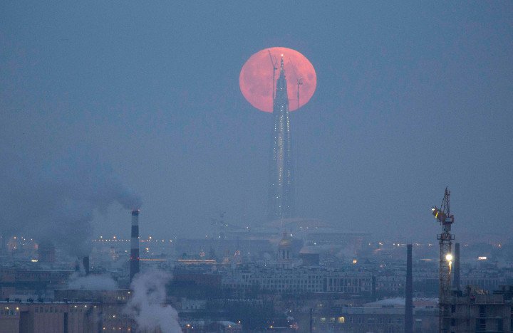 IN PHOTOS: Rare ‘super blue blood moon’ eclipse lights up pre-dawn sky ...