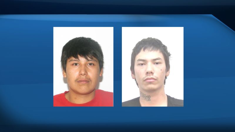 Christian Whitebear, 25, and Matthew Crane-Watchmaker, 19.