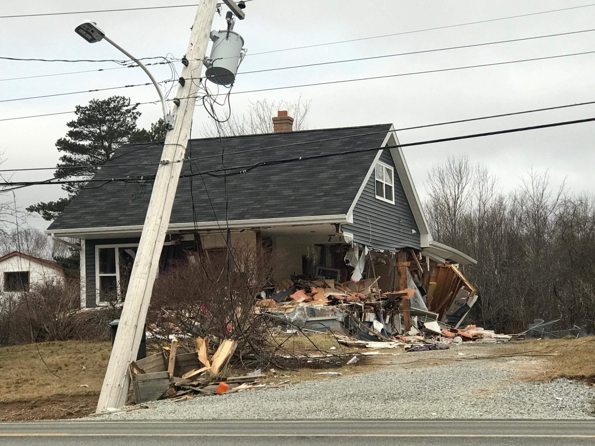 Cape Breton Regional Police say a home in North Sydney suffered "significant property damage" from a front-end loader early Monday morning. The driver has been taken into police custody. 