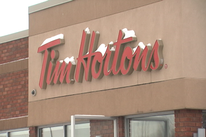 Hamilton Police called to a Tim Horton's location after two suspect release bear spray in the restaurant.