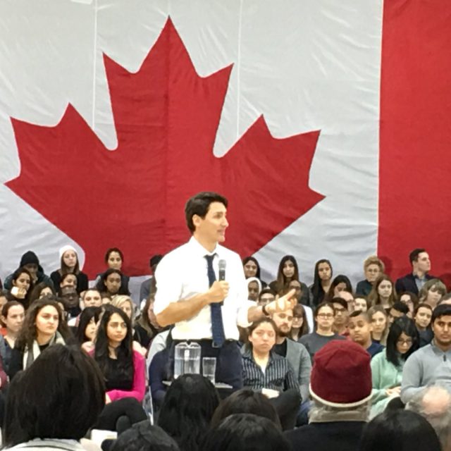 Prime Minister Justin Trudeau's town hall tour continued in Hamilton on Wednesday.