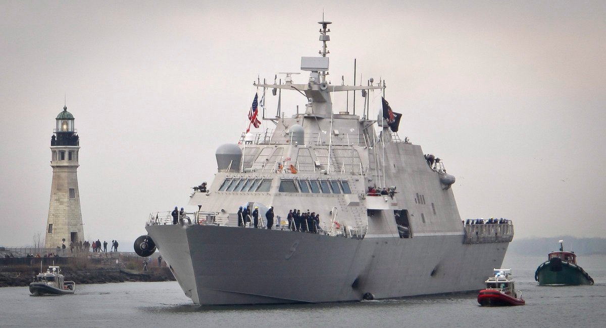 The Port of Montreal says it is working to deal with noise complaints from locals about a U.S. warship stuck here since December.