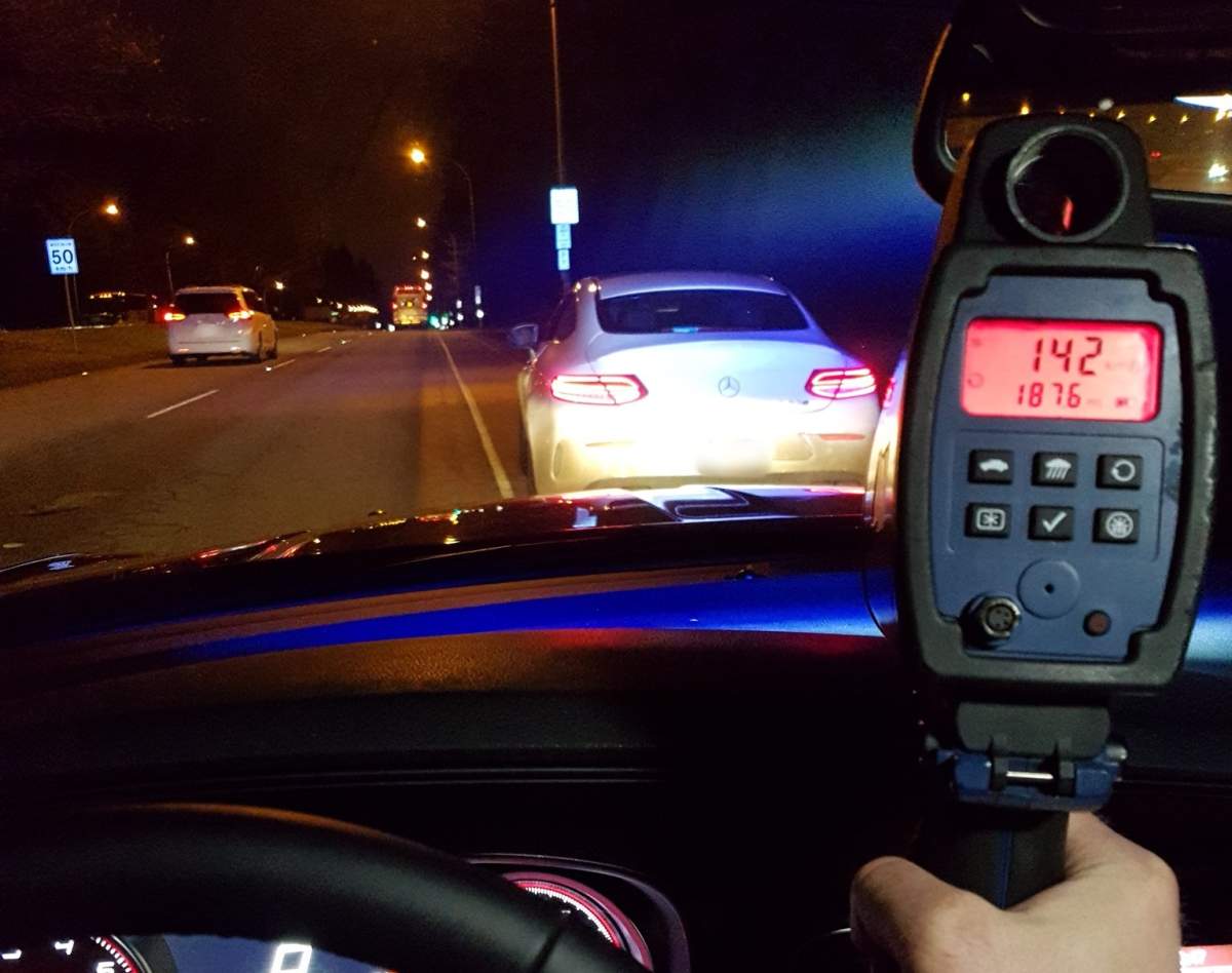 Vancouver police have taken to Twitter to highlight yet another case of excessive speeding in the region. 