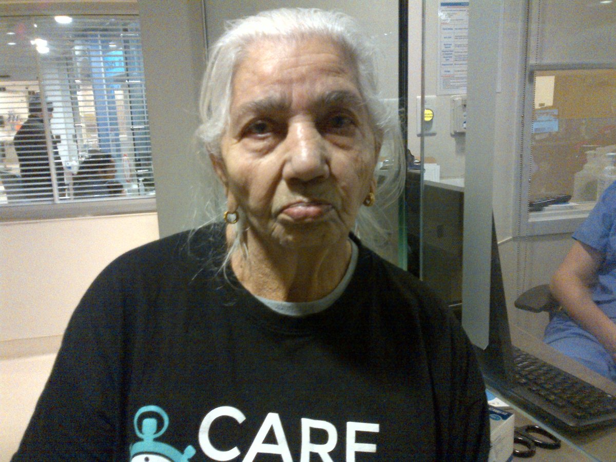 Surrey Mounties are looking to identify this woman, found wandering the streets Sunday morning.