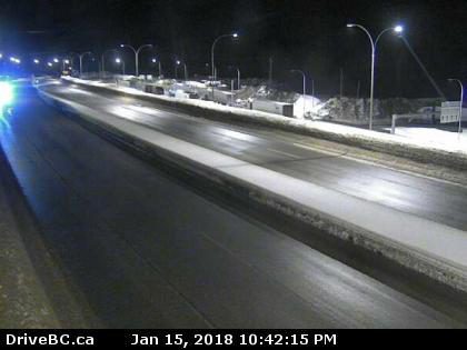 The Coquihalla Highway is forecast to see freezing rain into Tuesday morning. 