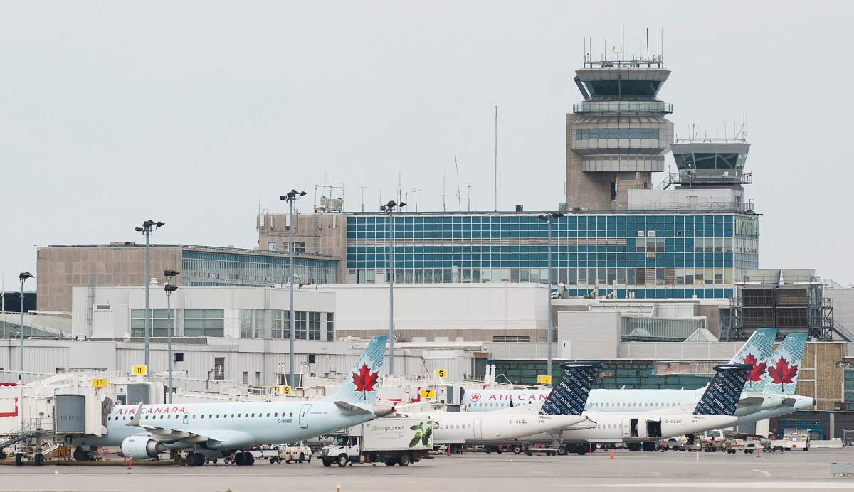 FILE - An internal report says most Mexican refugee claims are being made at Pierre Elliott Trudeau airport.  