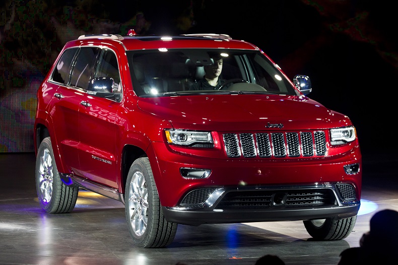 The 2014 Jeep Grand Cherokee is introduced at the North American International Auto Show in Detroit.