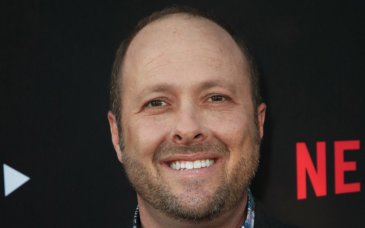 Author Jay Asher attends the premiere of Netflix's '13 Reasons Why' at Paramount Pictures on March 30, 2017 in Los Angeles, California. 
