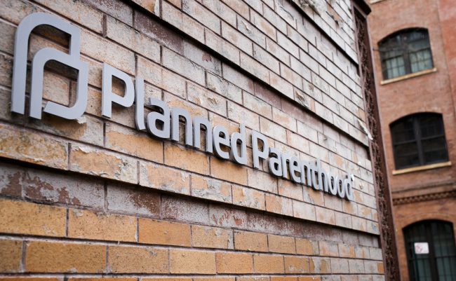 A view of a Planned Parenthood clinic in New York, March 7, 2017.