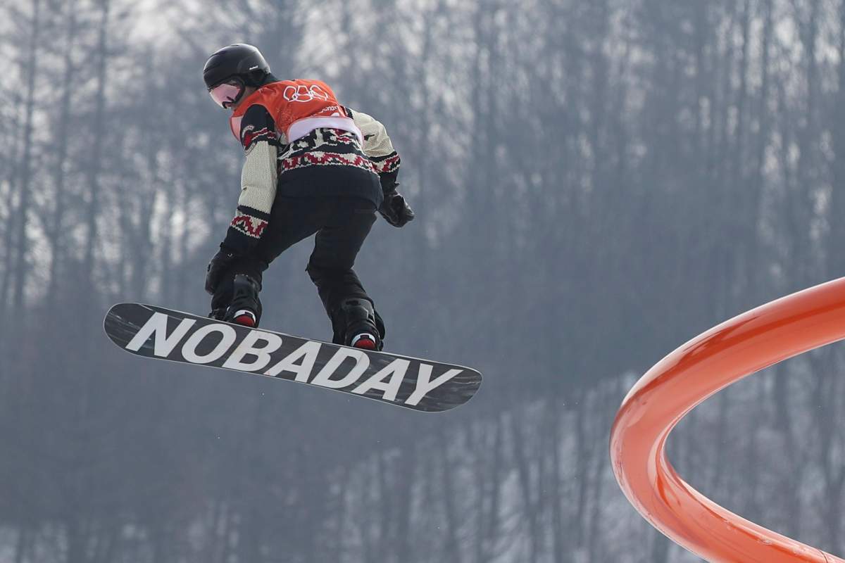 Max Parrot of Canada in action during the Men’s Snowboard Slopestyle qualification at the Bokwang Phoenix Park during the PyeongChang 2018 Olympic Games, South Korea, 10 February 2018.