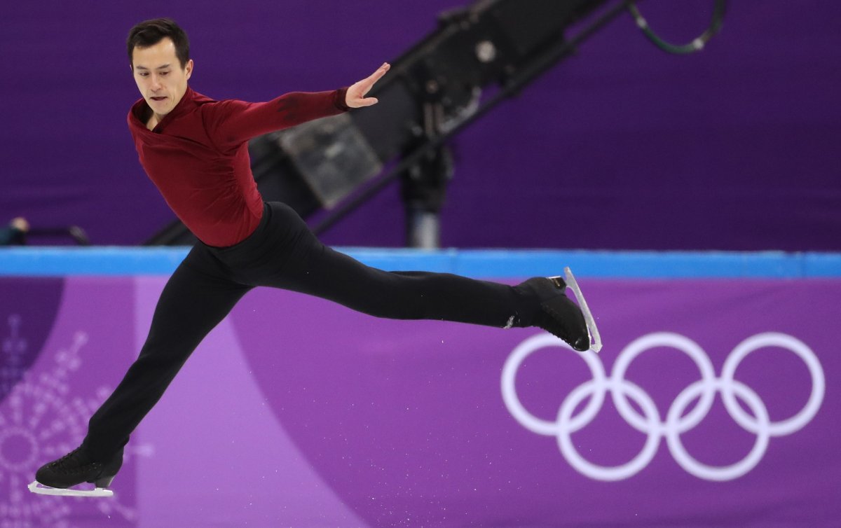 Figure Skating – Pyeongchang 2018 Winter Olympics – Team Event Men's Single Skating Free Skating competition final – Gangneung Ice Arena - Gangneung, South Korea – February 12, 2018 - Patrick Chan of Canada competes. REUTERS/Lucy Nicholson.