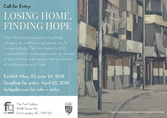 Call for Entry: Losing Home, Finding Hope Juried Exhibition - image