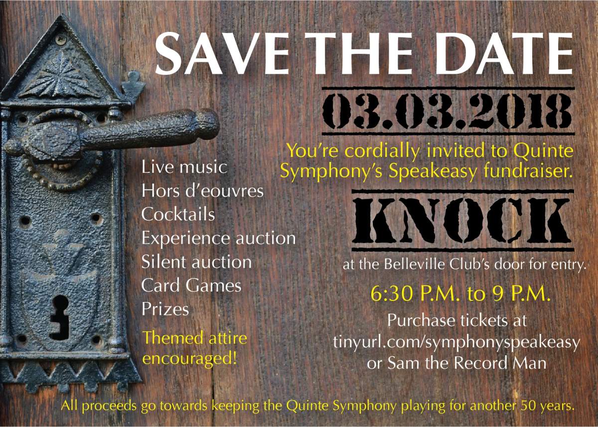 Quinte Symphony’s Speakeasy - image