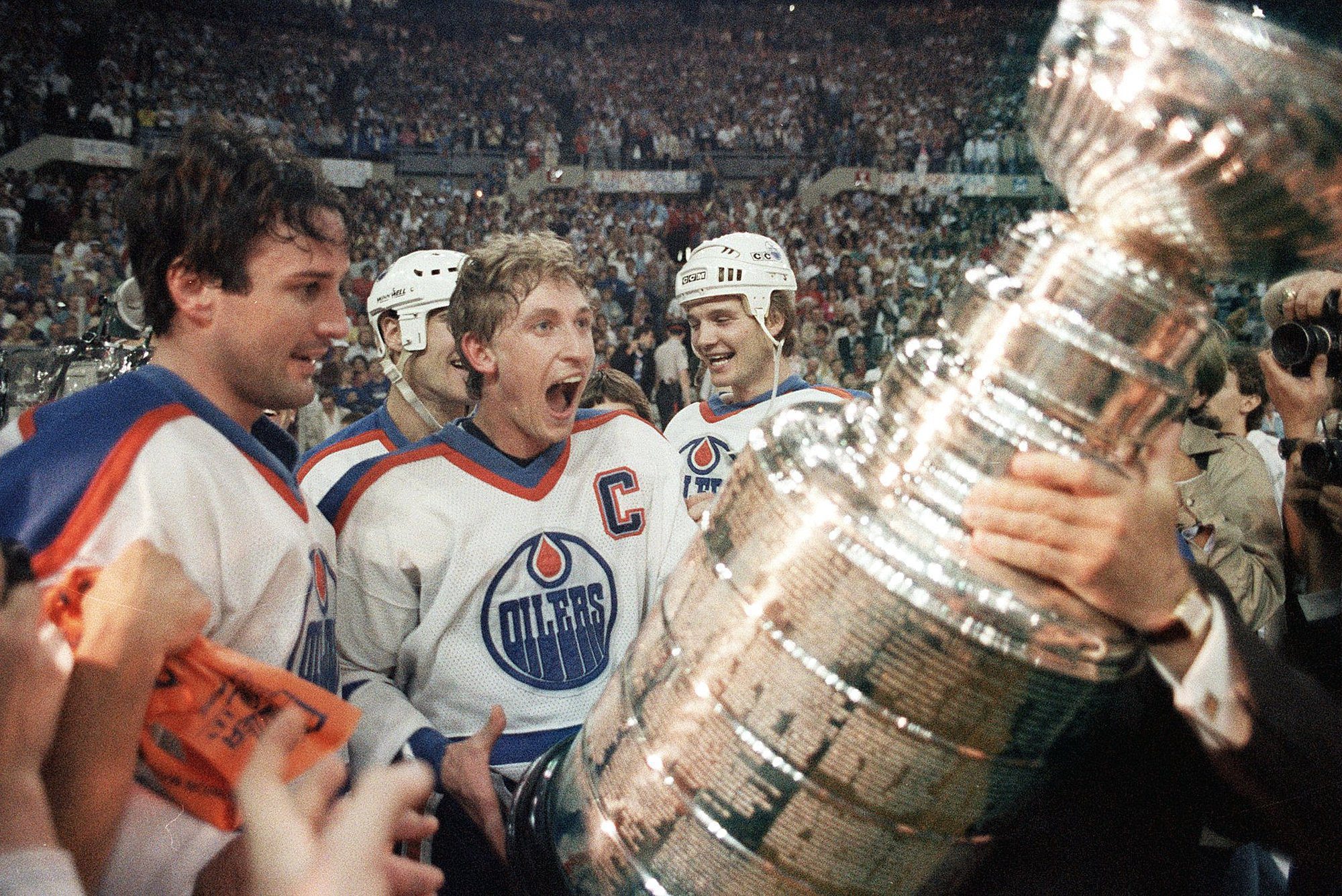 1984-85 Mark Messier Edmonton Oilers Centennial Greatest Team Event Worn  Jersey – “1984-85 Greatest Team Centennial Stanley Cup” – “Edmonton Oilers  Greatest Team Centennial” – “Once an Oiler, Always an Oiler”