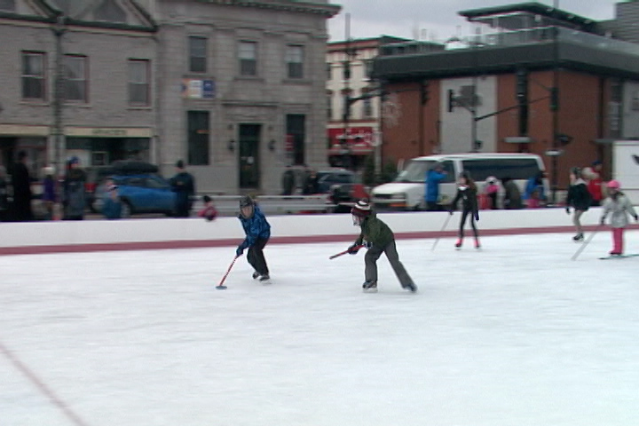 A ringette event took place at Market Square on Sunday as a part of Feb Fest.
