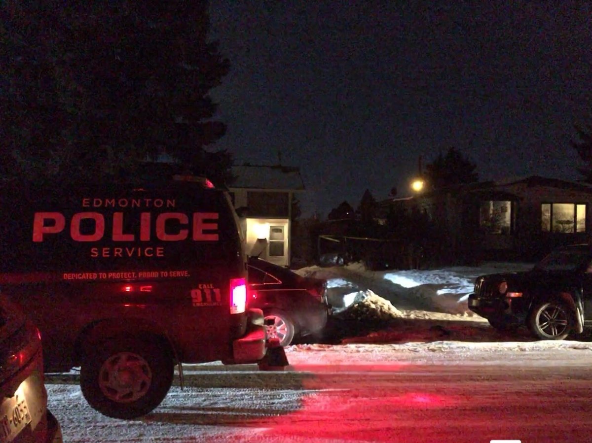 Police could be seen investigating on 88 Street near 128 Avenue early Wednesday morning, after someone was injured in an alleged shooting. February 28, 2018.