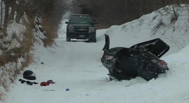 One man killed after snowmobile accident north of Grafton, Ont., on Saturday, Feb. 3, 2018. 