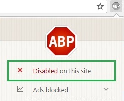 turn off ad blocker on chrome for mac
