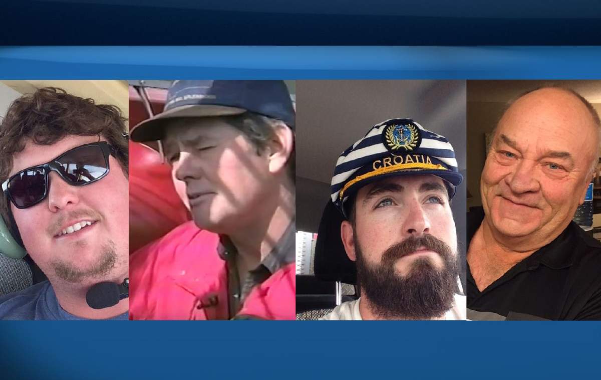 Clint Kaupp, Bill Kaupp, Tim Mueller, and Ron Mckenzie.