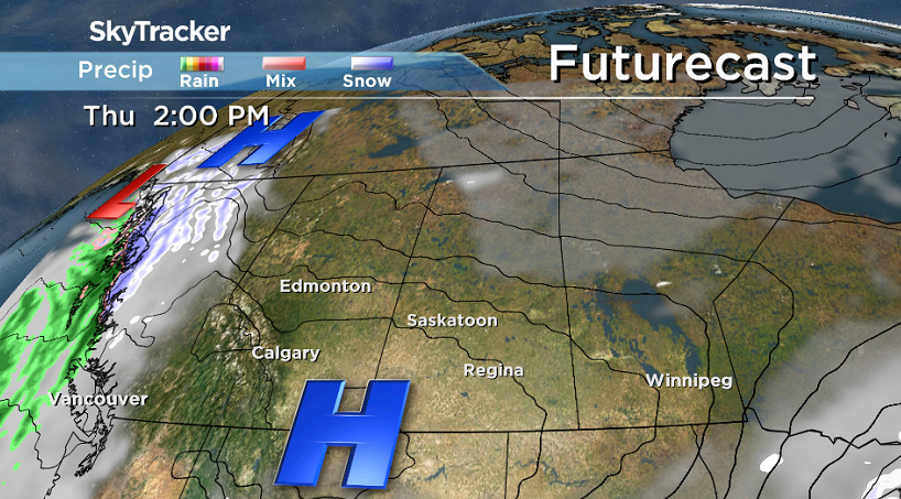 Another arctic high drops us back into the deep freeze on Thursday.